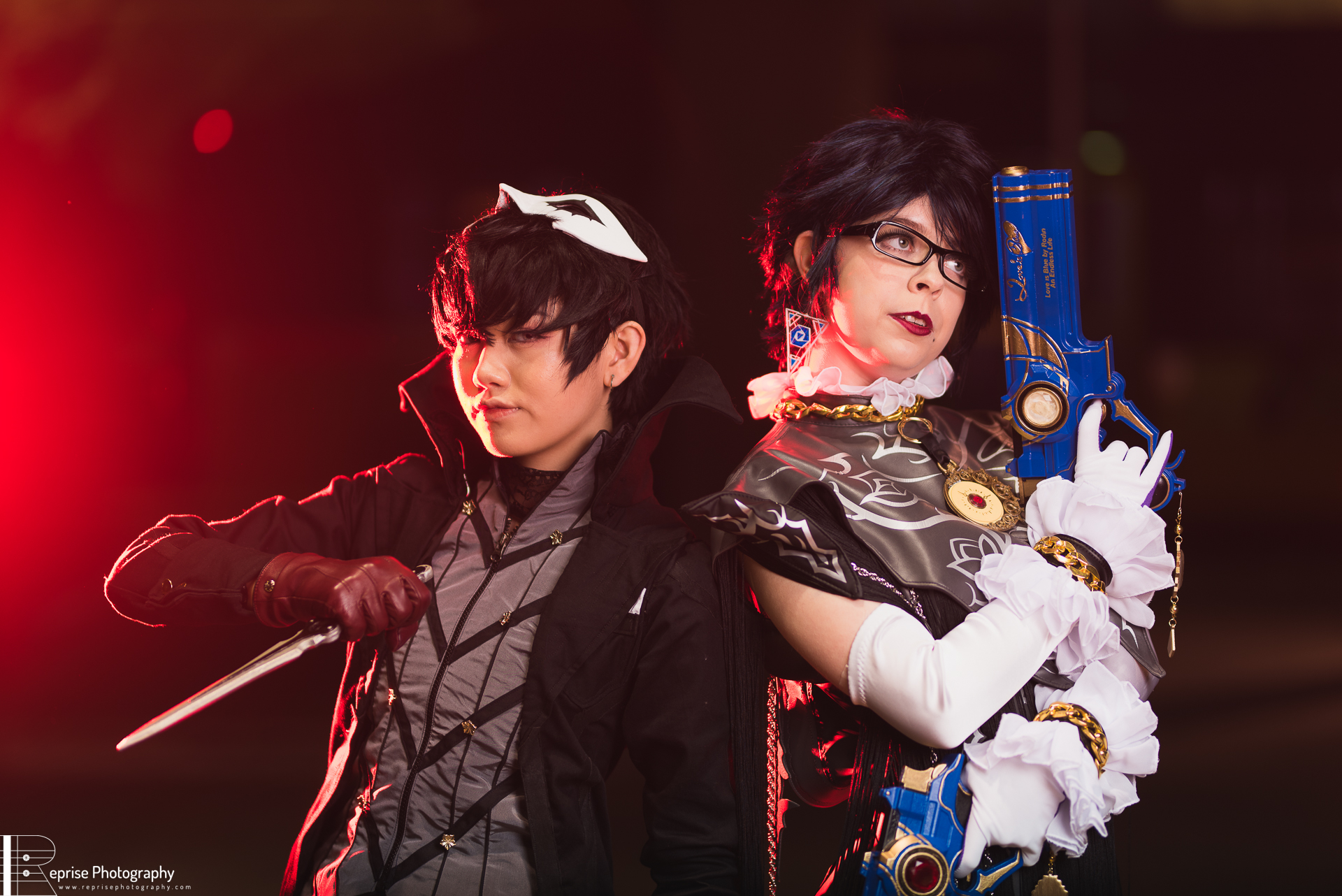 Lea B. and Joker’s Bayonetta and Joker [Persona 5] Cosplay